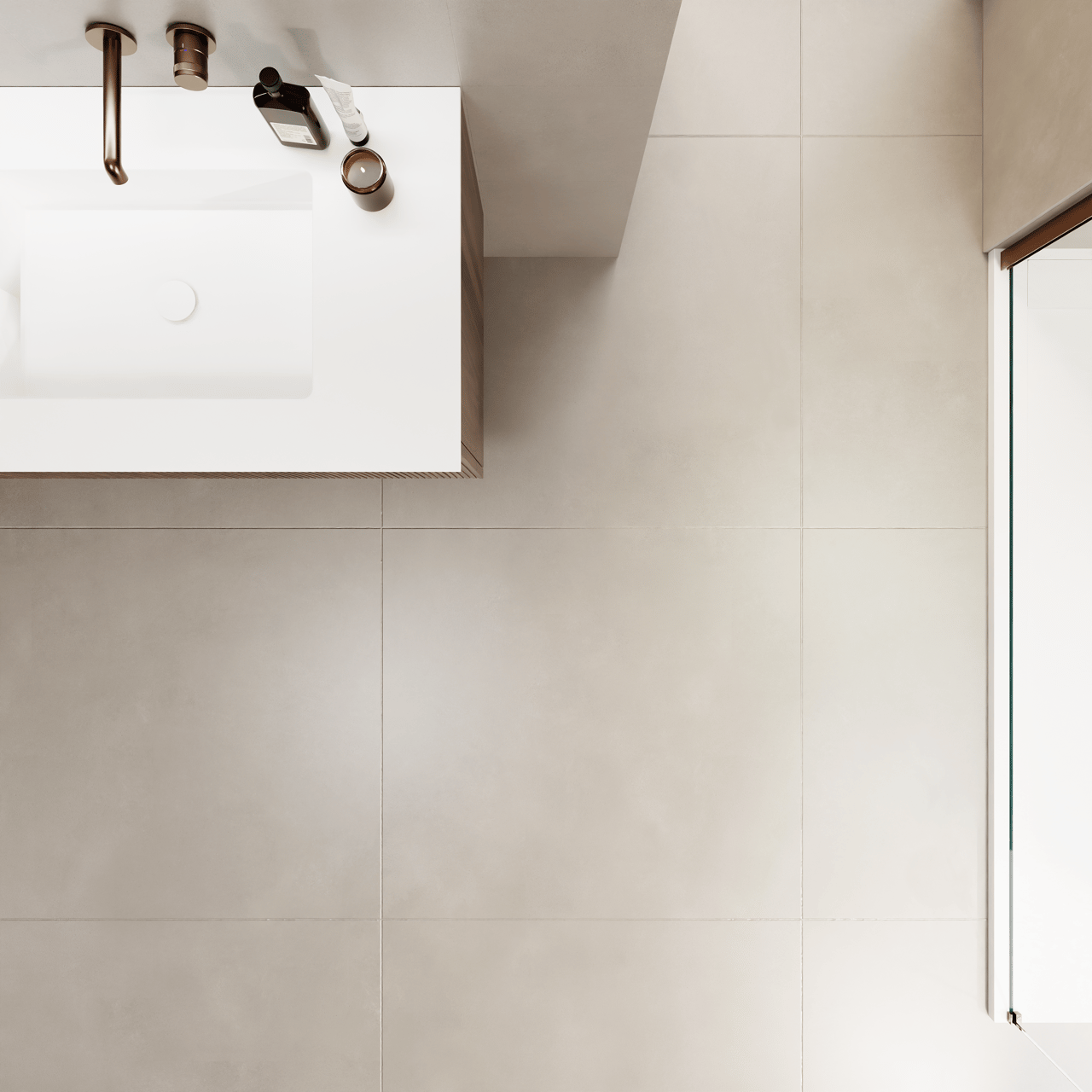 Carruzo Cielo keramische vloer- en wandtegels 2 stuks 60x120cm Perla