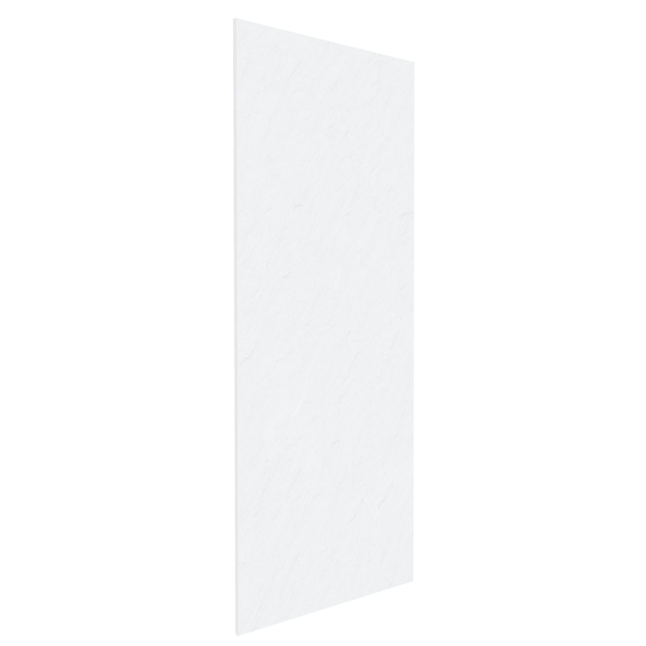 Balmani Zeno set douchewandbekleding 160 x 90 x 220 cm composietmarmer mat wit leisteenstructuur