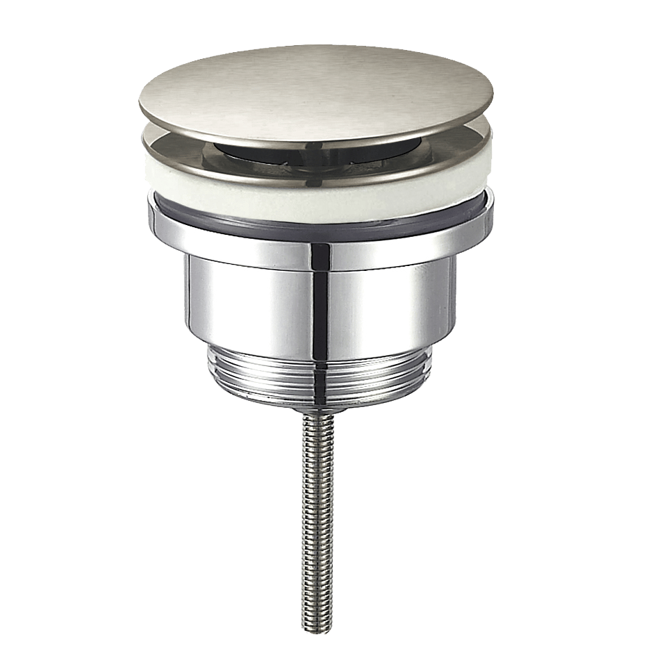 Blaufoss Bodan EcoStart standaard wastafelkraan Brushed Coolmetal