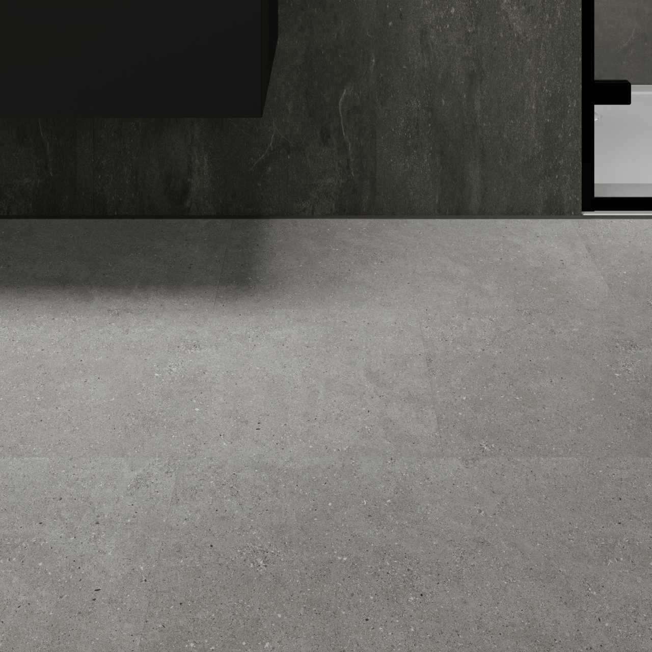 Florris Stockholm SPC klik vinyl vloer, 6 stuks, 40x80cm, Crater Grey