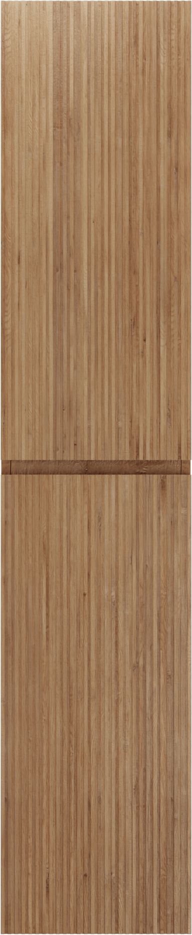 Linie Lado Ribs colonne salle de bains suspendu chêne naturel 35 x 30 x 170 cm
