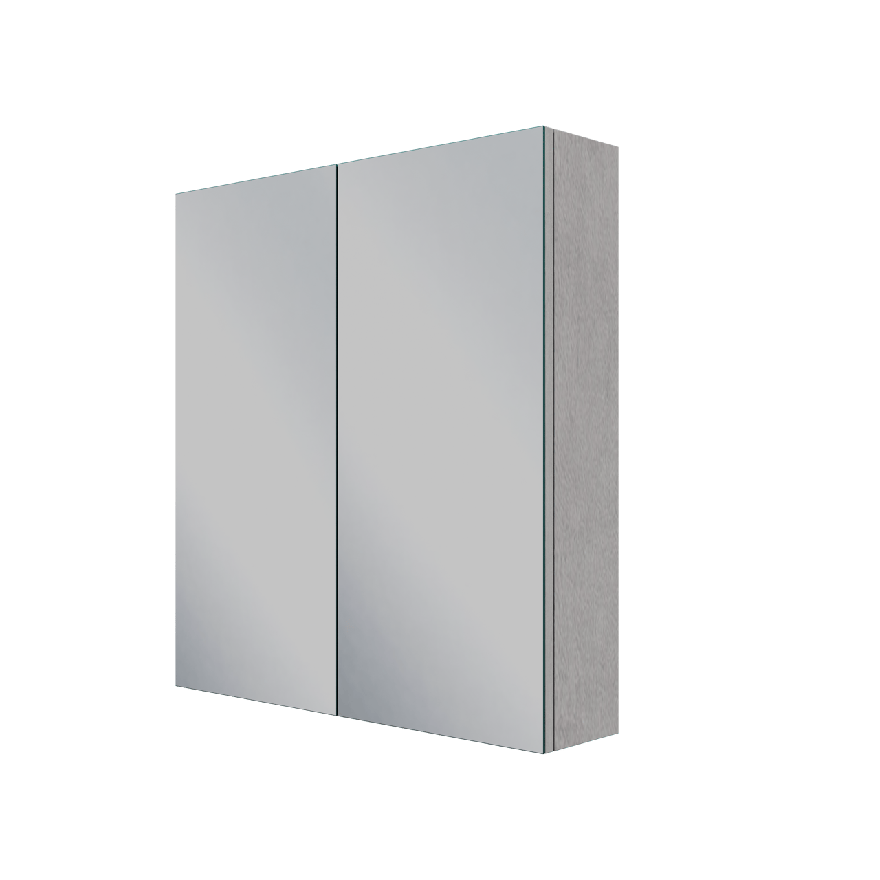 Linie Montro armoire de toilette 70 x 75 cm béton gris