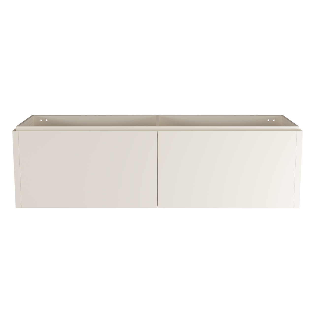 Balmani Eclips hängendes möbelstück Waschtischunterschränke 180 x 55 cm Sandbeige 4 Schubladen