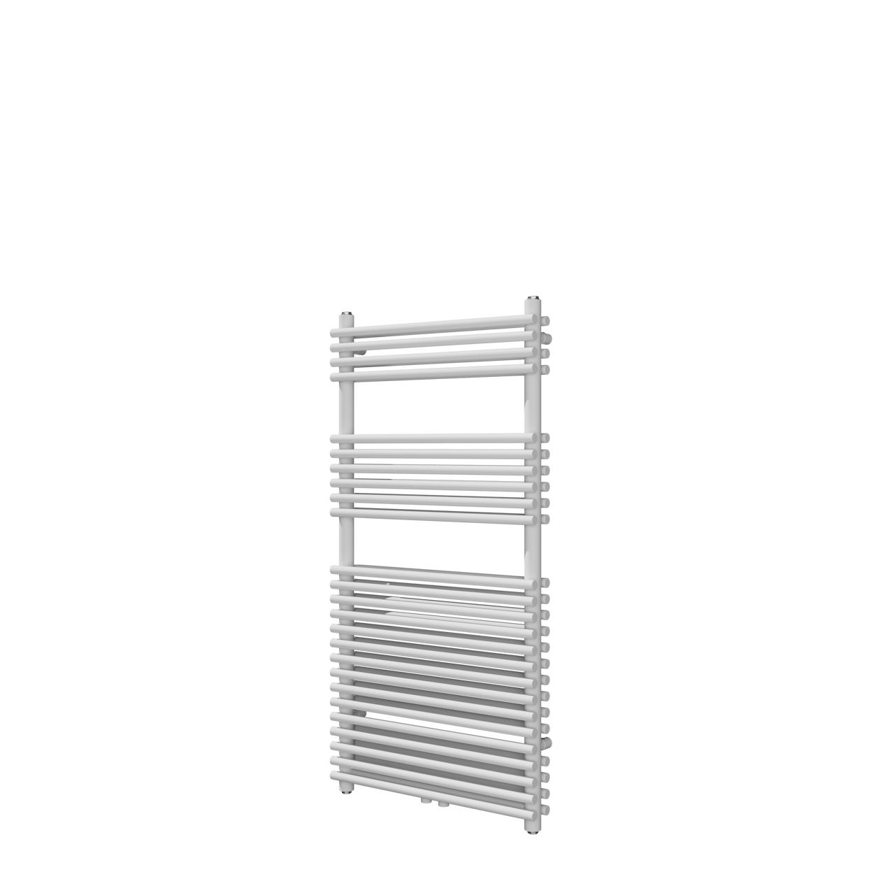 Vipera Alegria sèche-serviettes Doublé 60 x 120 cm chauffage électrique blanc mat raccordement latéral et central possible 1000W, résistance incluse