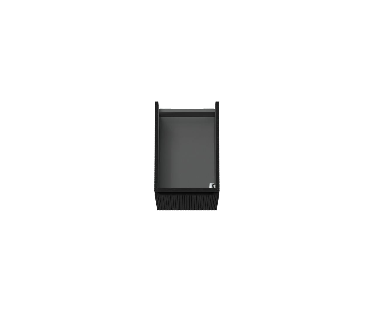 Storke Ribs meuble sous-lavabo suspendu 35 x 52 cm chêne noir