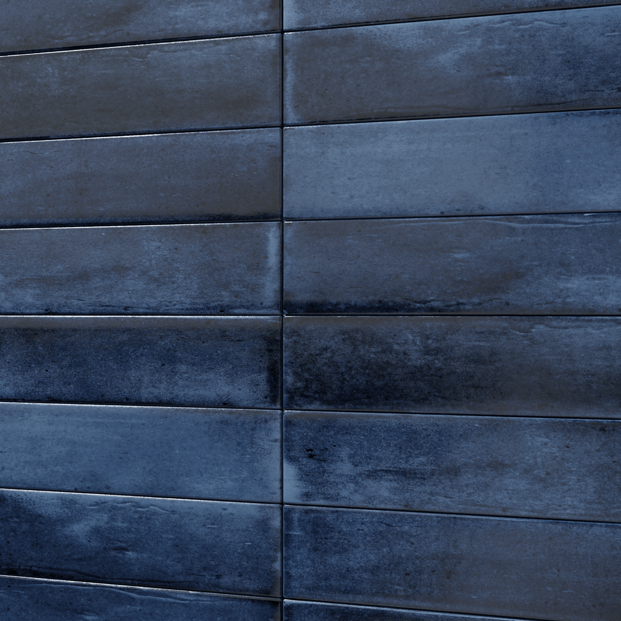 Carruzo Costa carrelage mural en céramique 34 carreaux 6x24_6cm Indigo