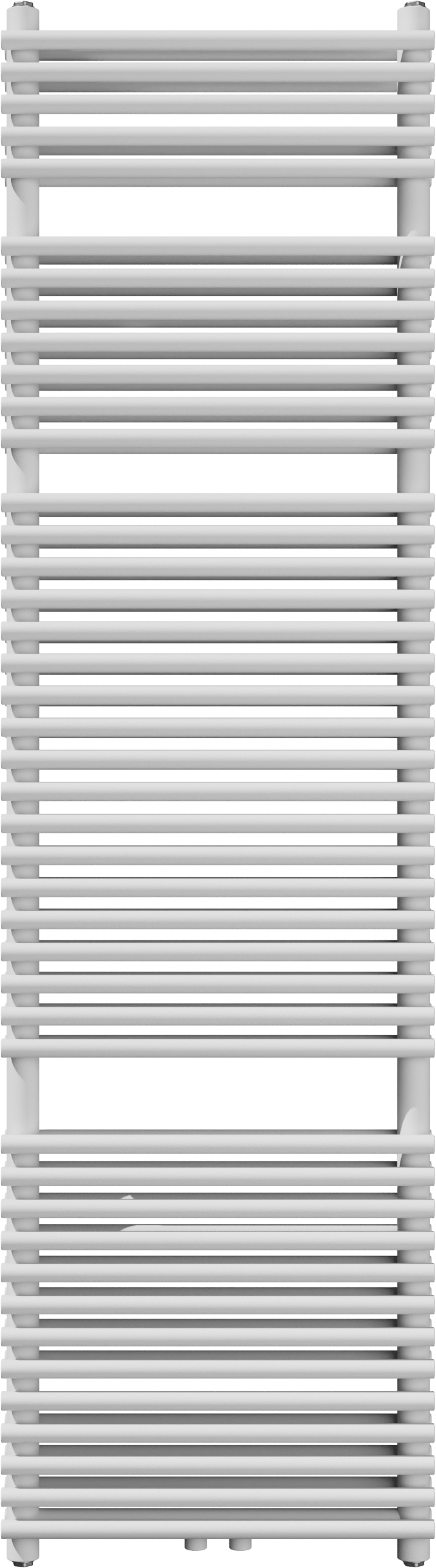 Vipera Alegria dubbele handdoekradiator 50 x 180 cm centrale verwarming mat wit zij- en middenaansluiting 1.688W