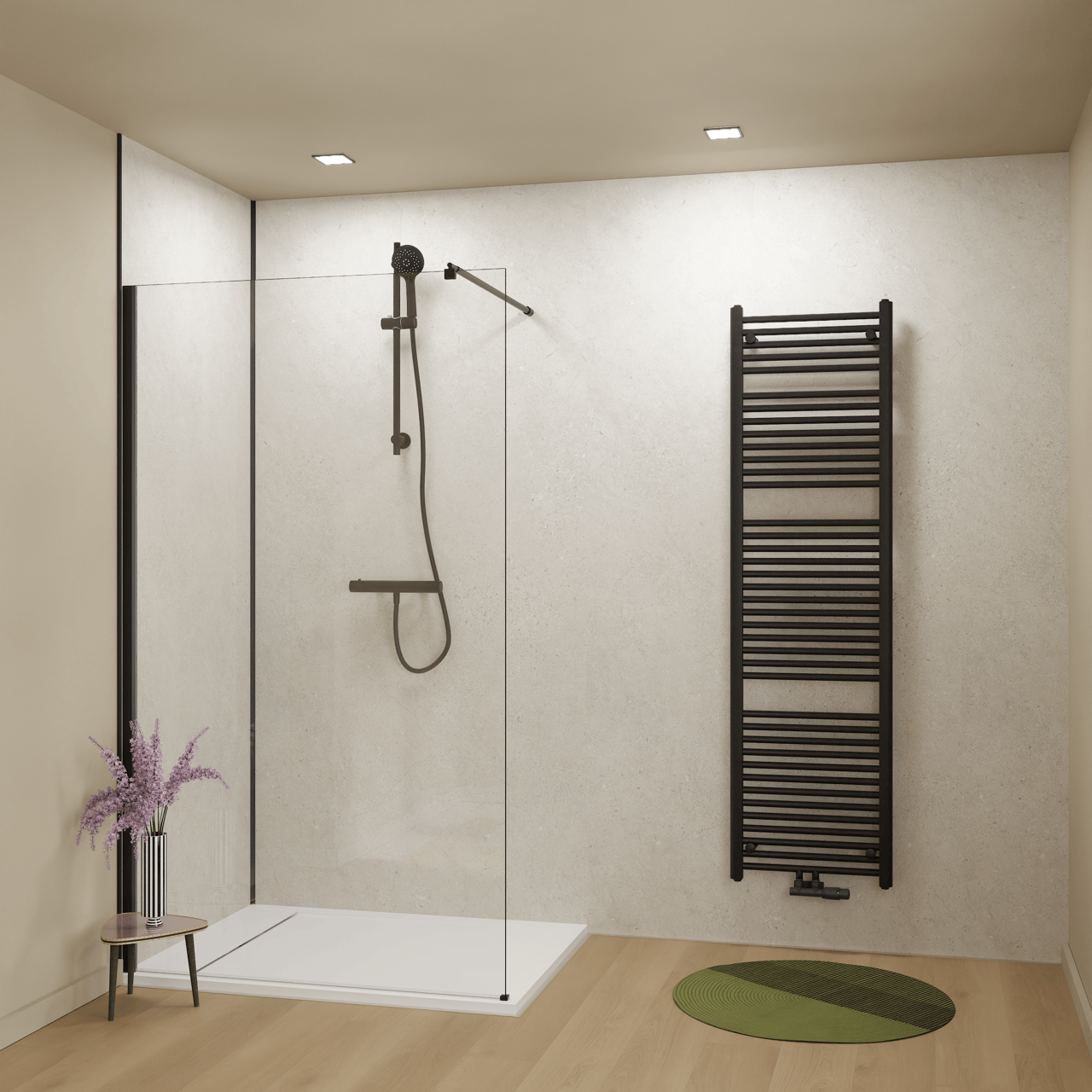 Florris Milano SPC wandpanelen, 2 stuks, 120 x 260 cm, Capri Beige