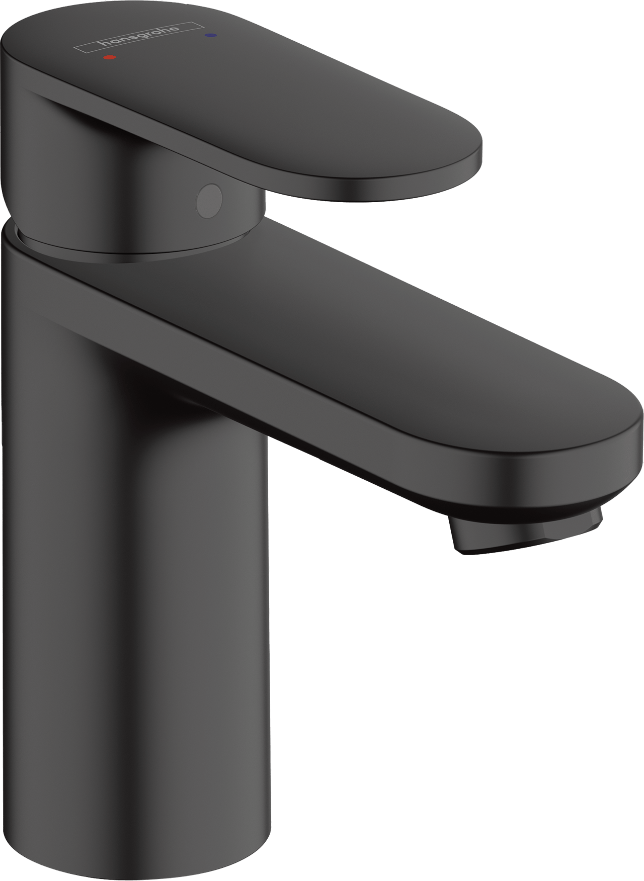 Hansgrohe Vernis Blend 100 robinet de lavabo bas Noir Mat