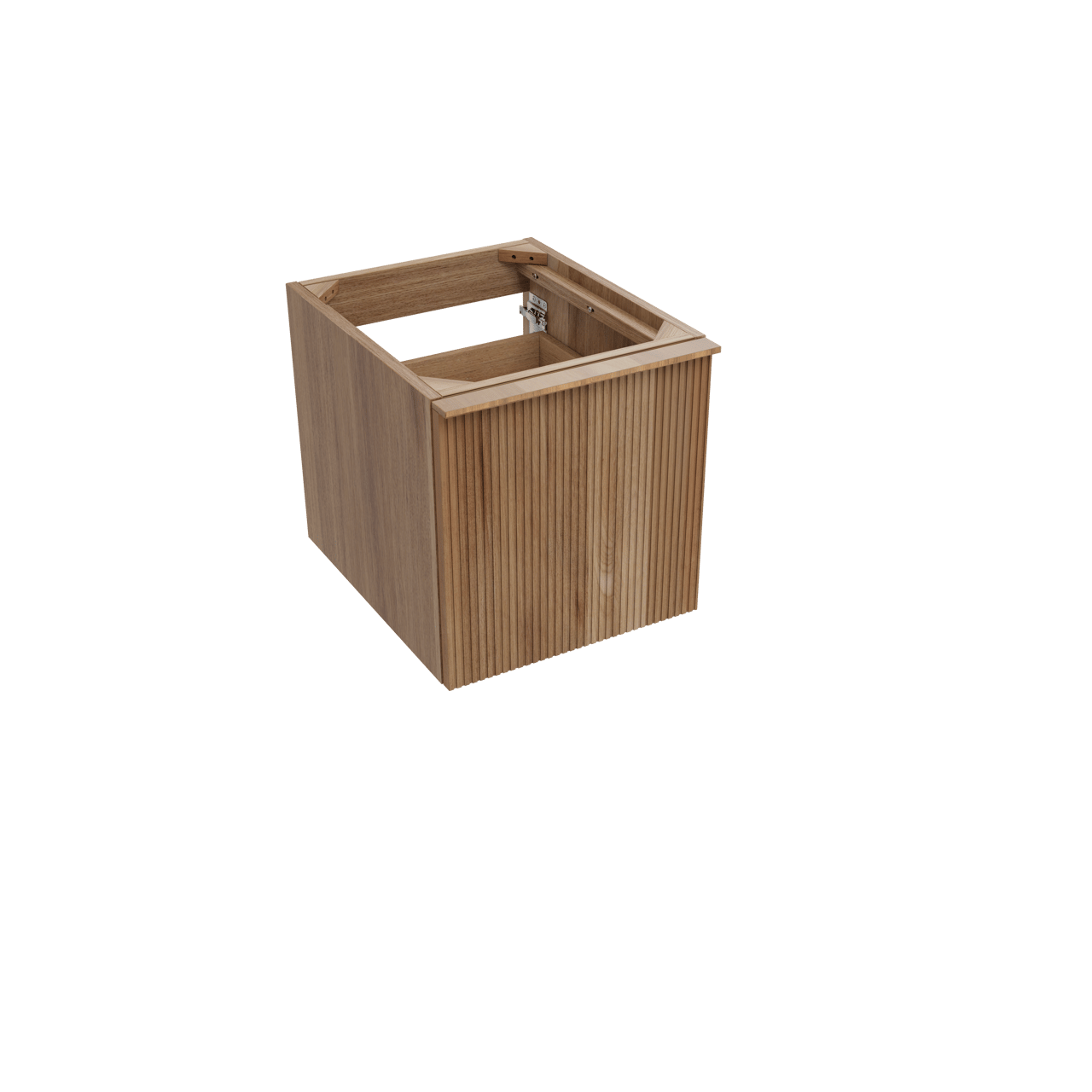 Balmani Forma zwevende wastafelonderkast 45 x 55 cm teak 2 lades