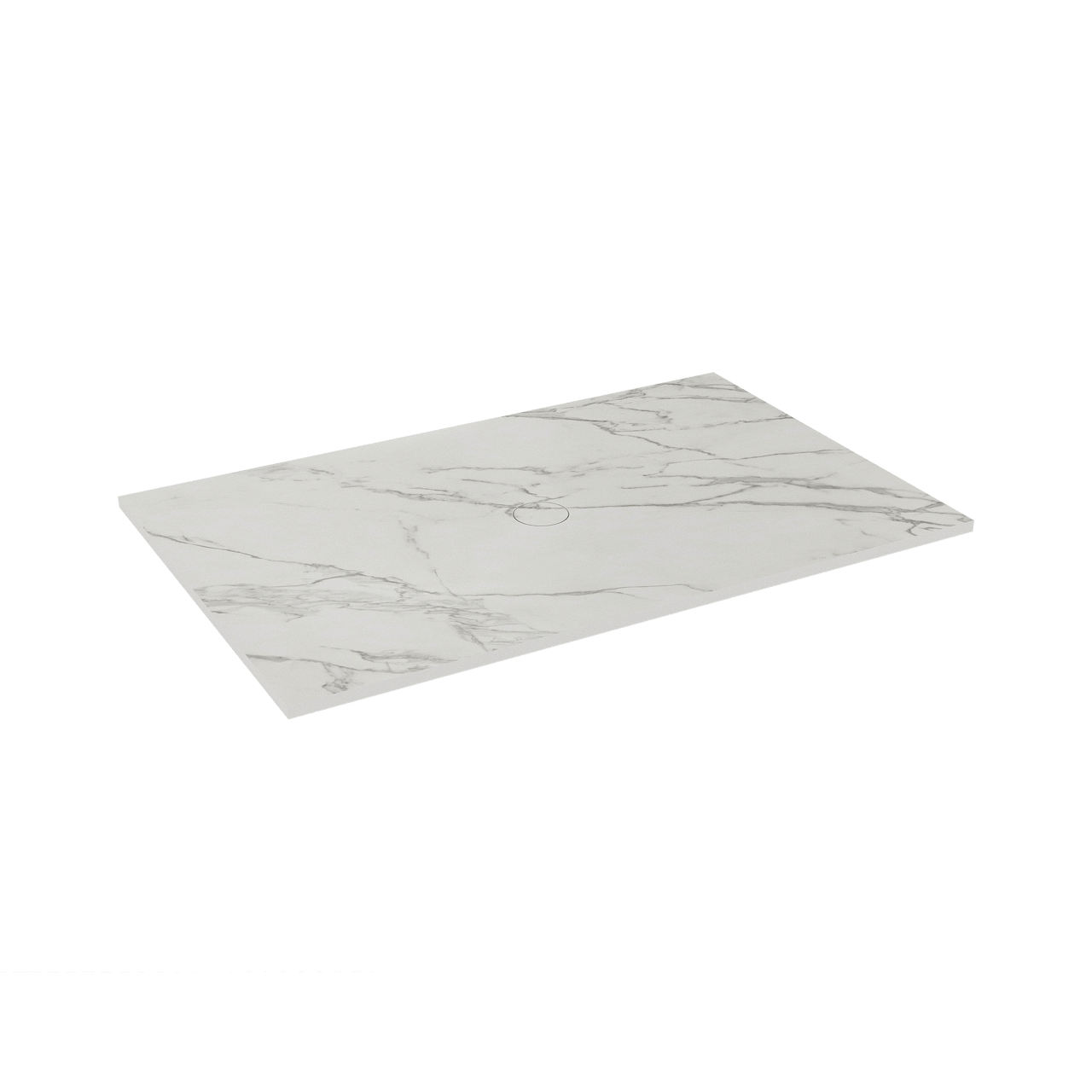 Balmani Studio douchebak 140 x 90 cm keramiek Calacatta