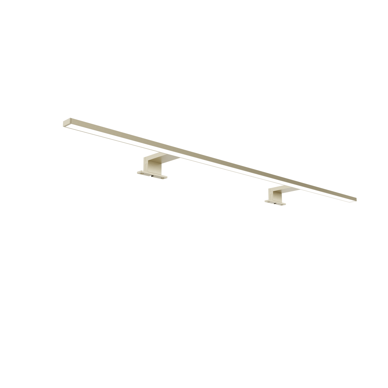 Luca Varess Cubico LED luminaire 100 cm Brushed Champagne Gold