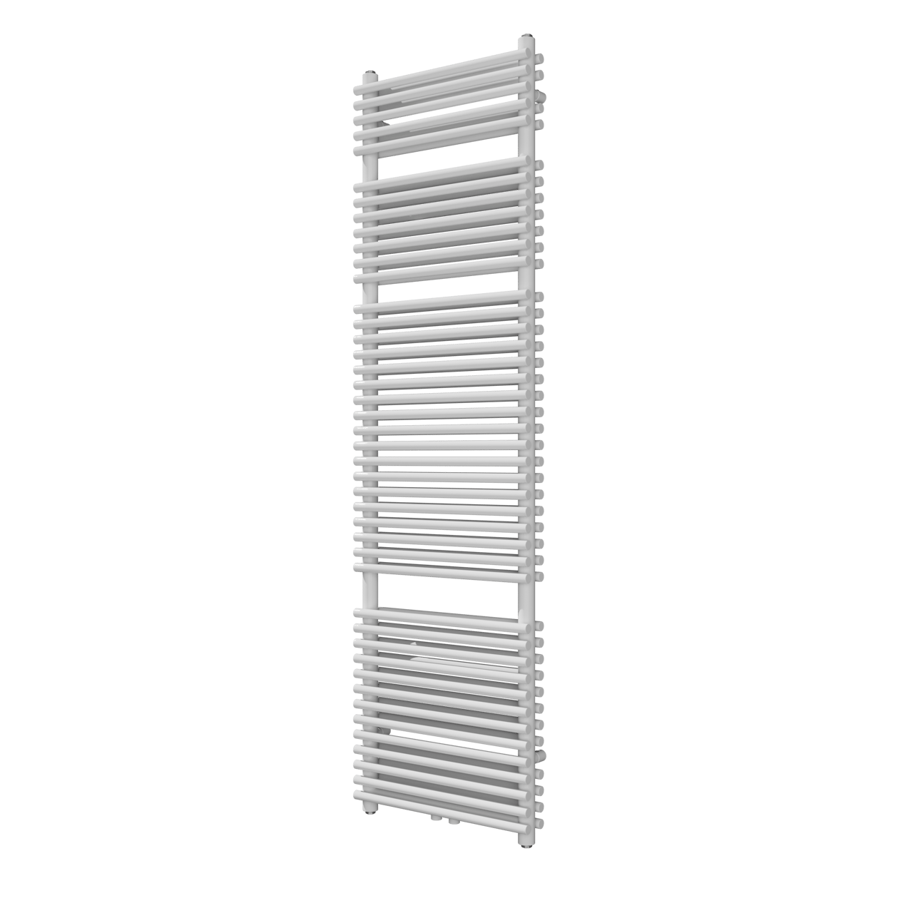 Vipera Alegria dubbele handdoekradiator 50 x 180 cm centrale verwarming Hoogglans Wit zij- en middenaansluiting 1.688W