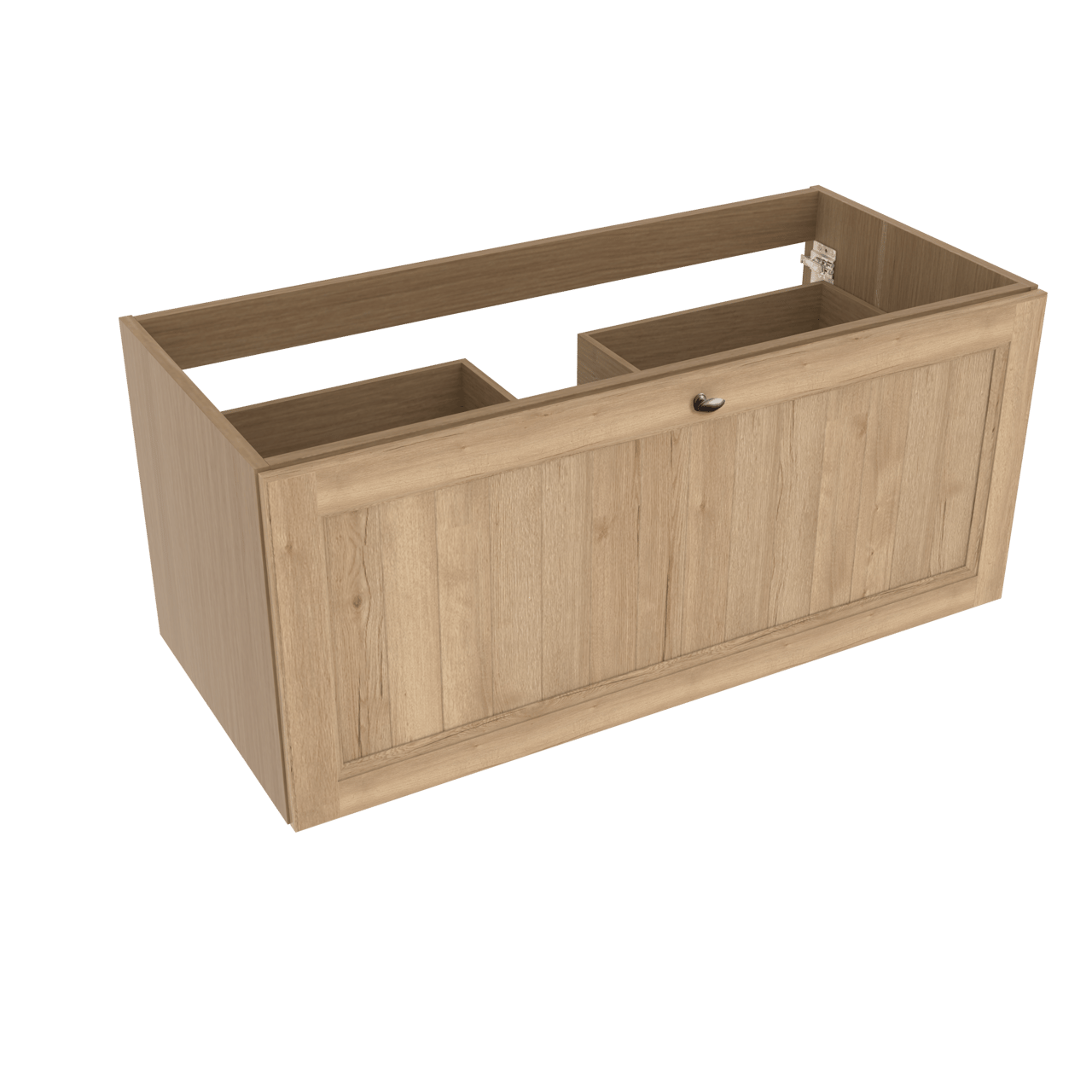 Balmani Lemon zwevende wastafelonderkast 120 x 55 cm verweerde eik 2 lades