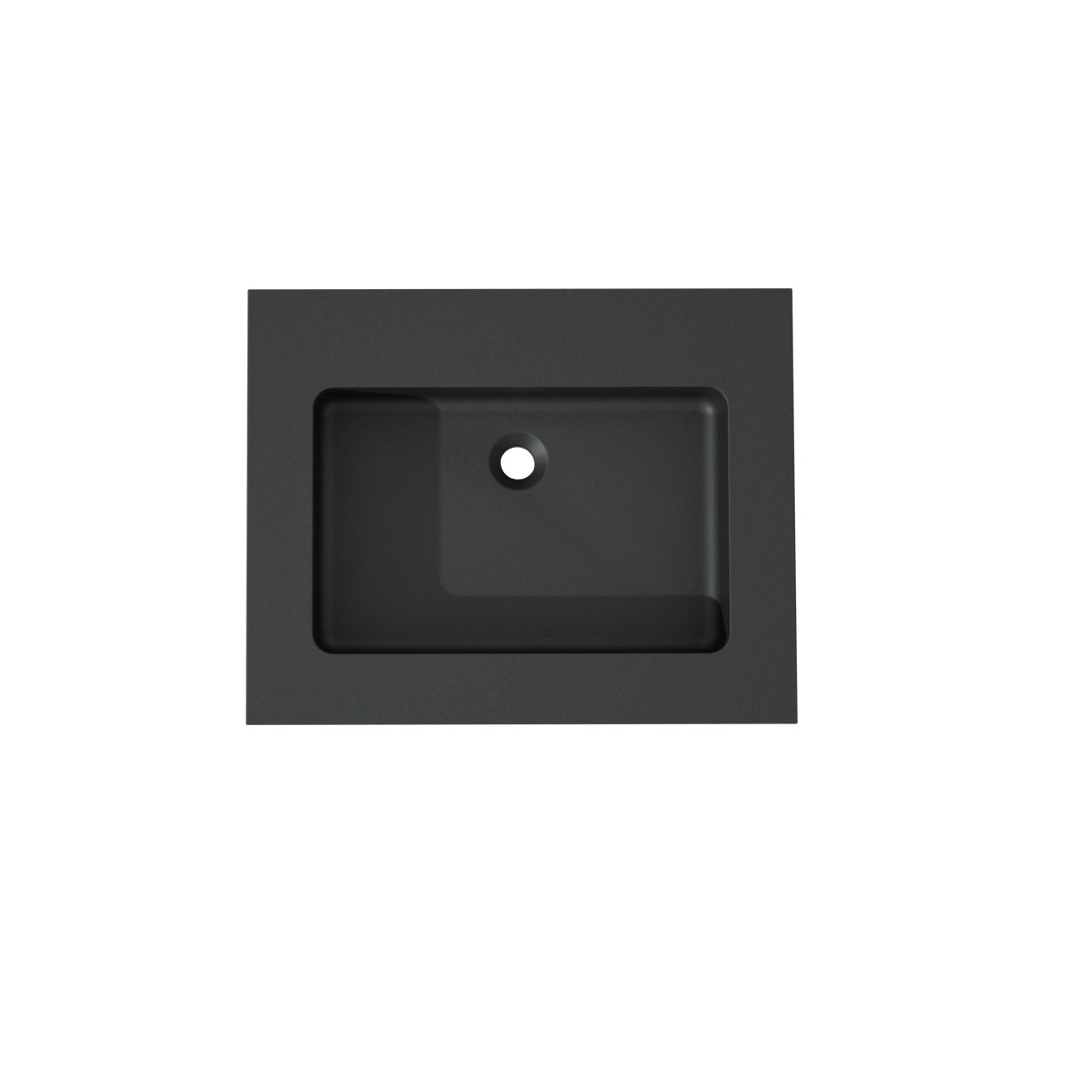Storke Scuro vasque simple quartz mat 65 x 52 cm