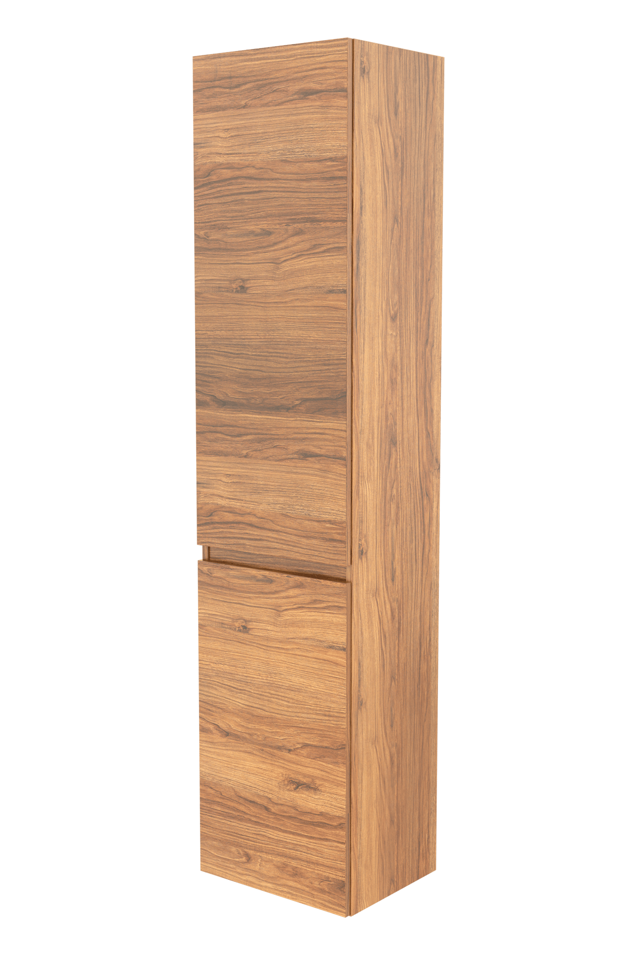 Balmani Lucida colonne salle de bains a poser gauche teck 45 x 35 x 195 cm