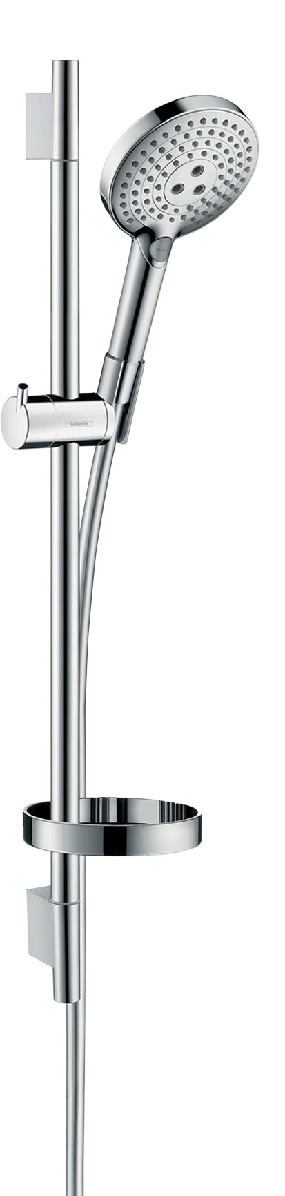 Hansgrohe Raindance Select S120 douchestang met douchekop 12cm 3 straalfuncties glanzend chroom