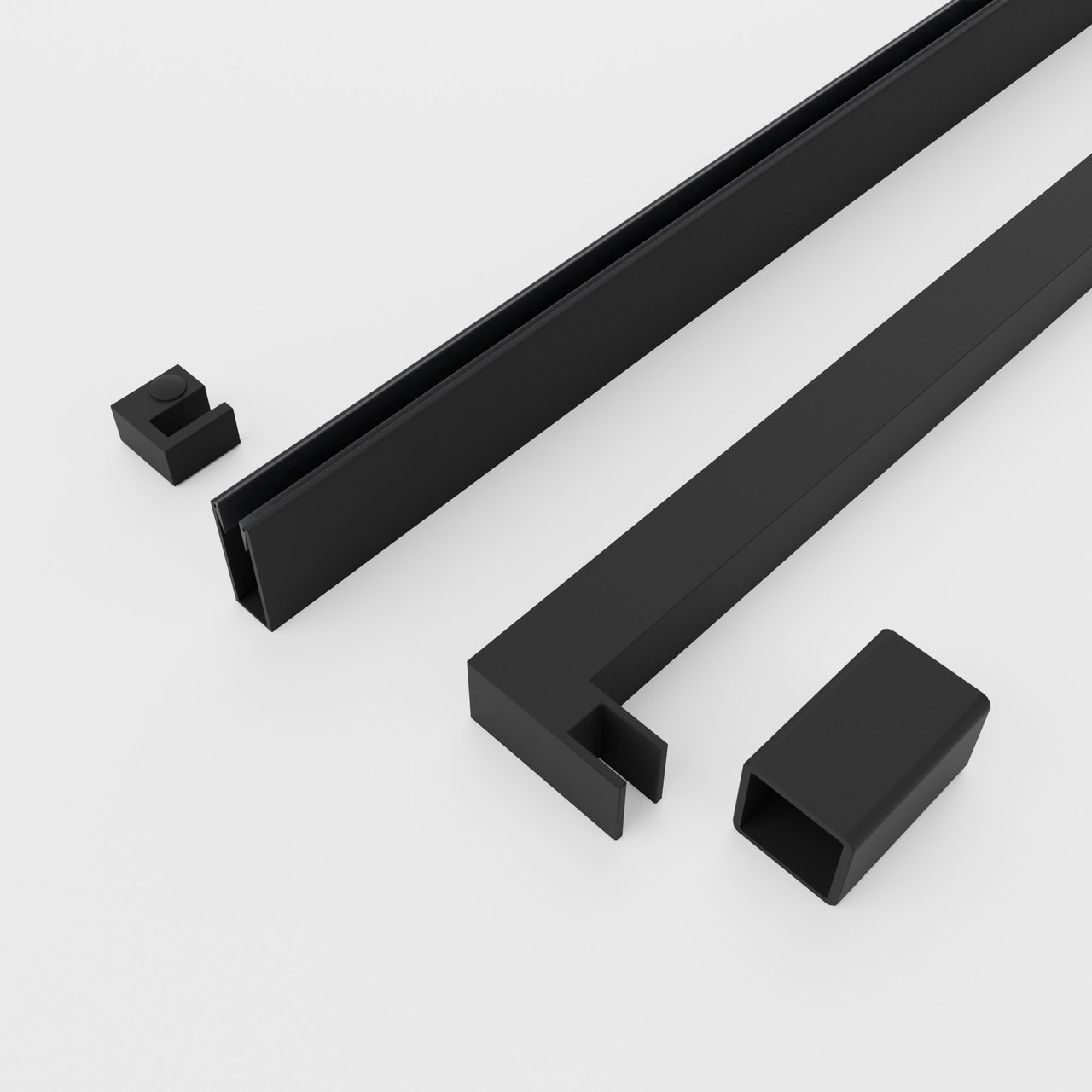 Balmani Modular Rise profielenset mat zwart