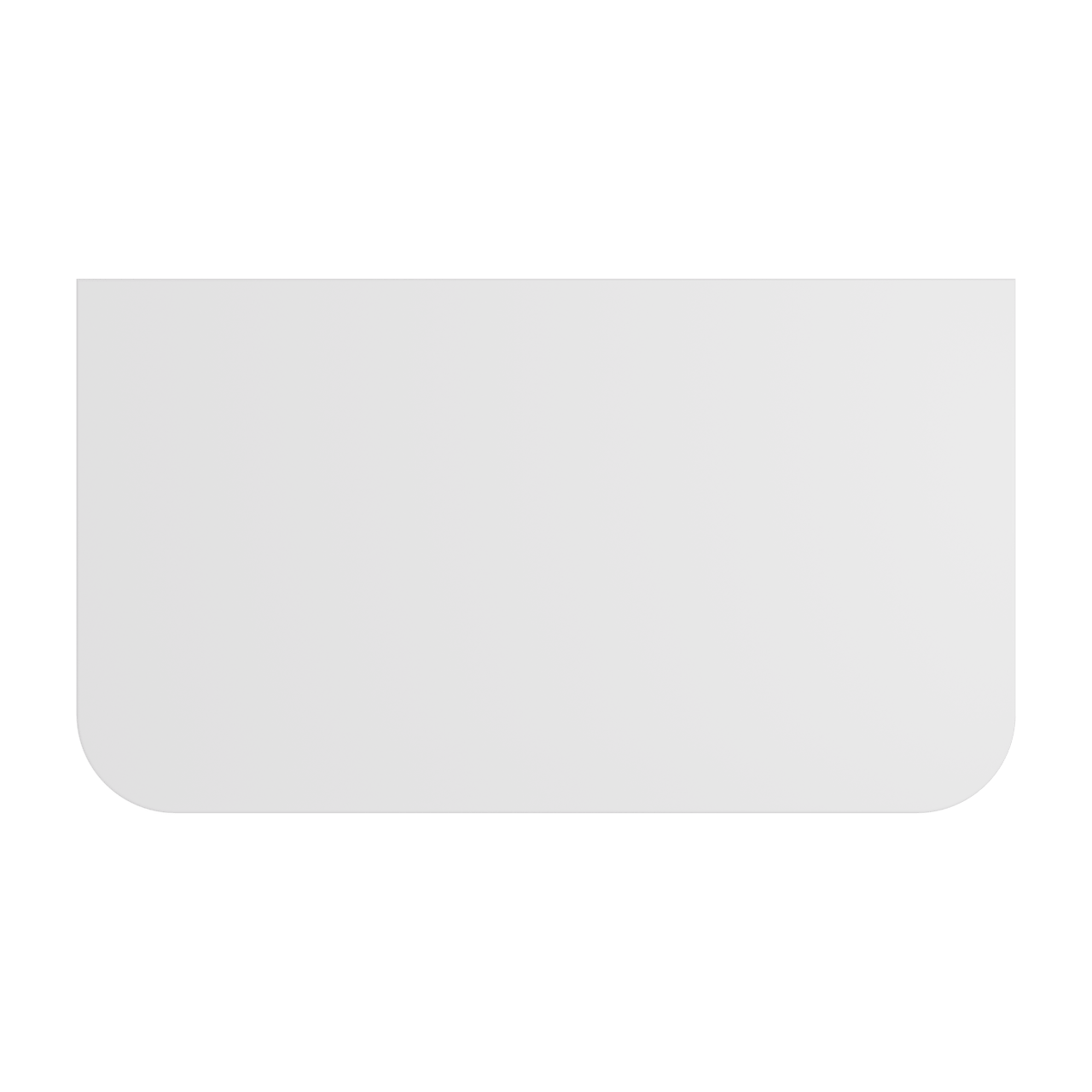 Storke Tavola Soft enkel tablet mat witte solid surface 80 x 46 cm