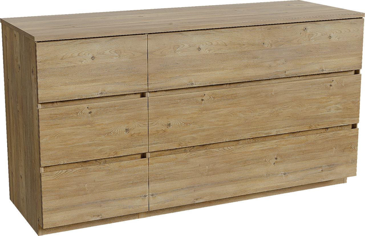 Storke Edge freistehendes Möbelstück Set: 150 x 52 cm, Rohe Eiche, mit Panton Einzel- oder Doppel Waschtischplatte, Melamin Rohe Eiche