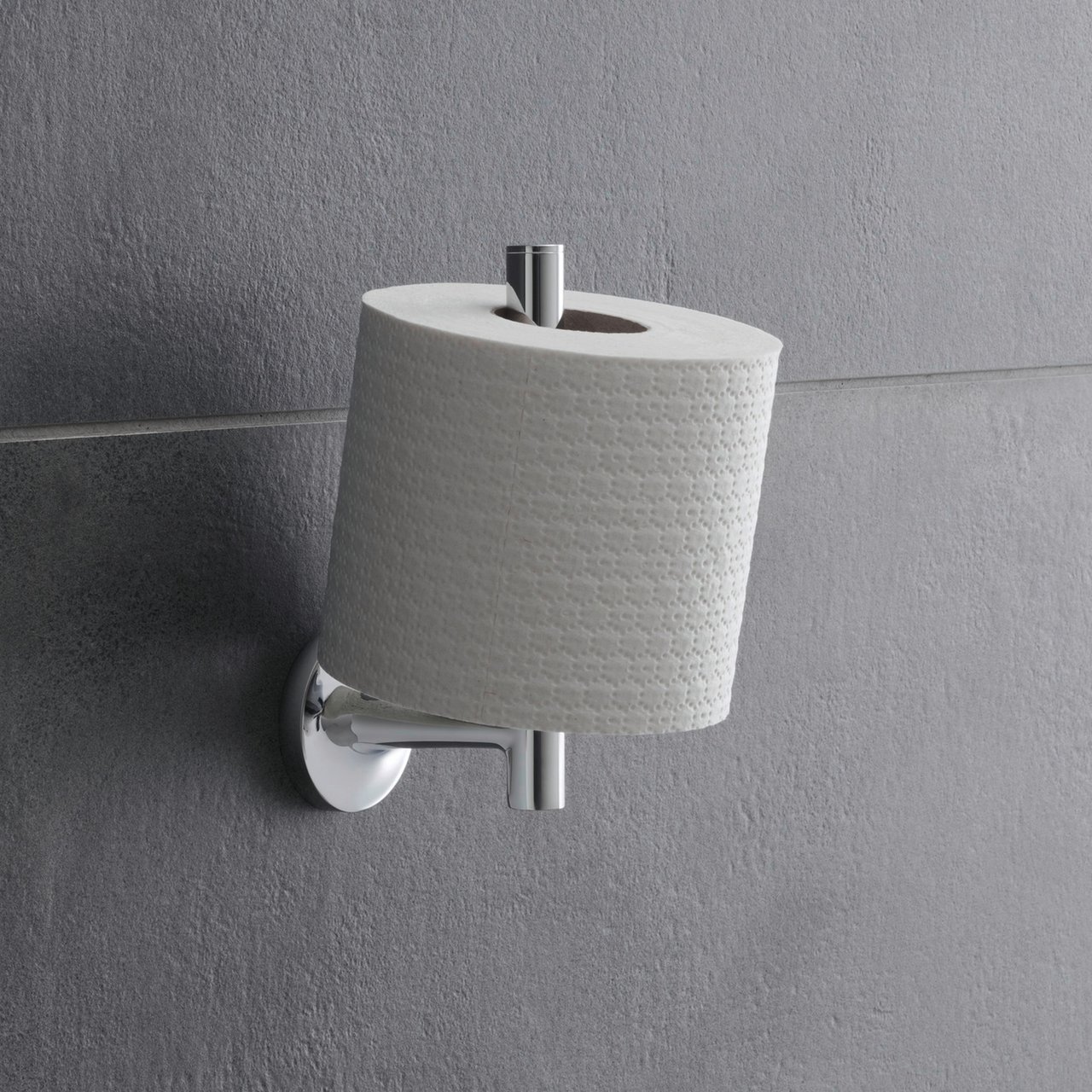 Duravit Starck T Reserve-Toilettenpapierhalter Chrom glänzend