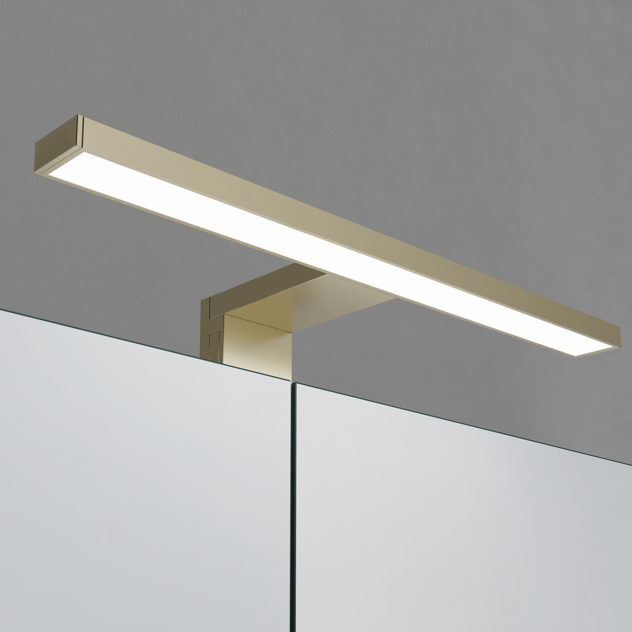 Luca Varess Cubico LED verlichting 30 cm Brushed Champagne Gold