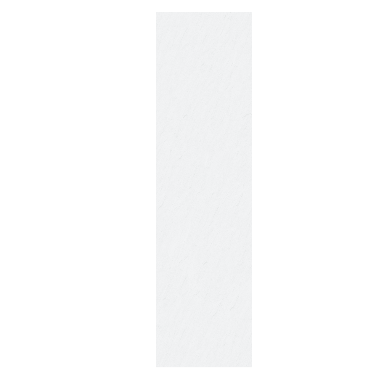 Balmani Zeno douchewandpaneel 90 x 260 cm composietmarmer mat wit leisteenstructuur