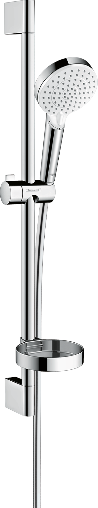 Hansgrohe Crometta Vario douchestang met douchekop 11cm 2 straalfuncties glanzend chroom