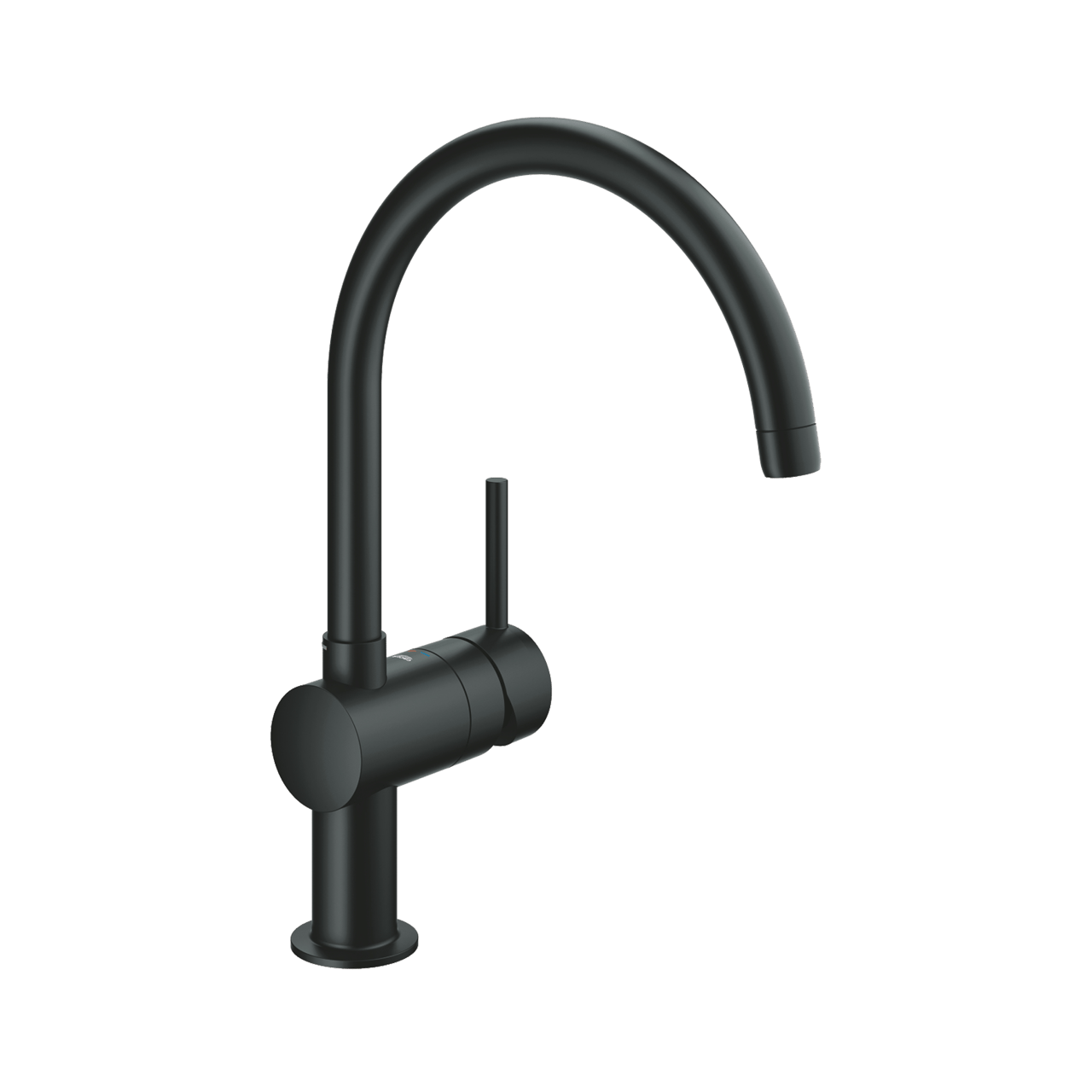Grohe Minta C-uitloop keukenkraan mat zwart 32917KS0