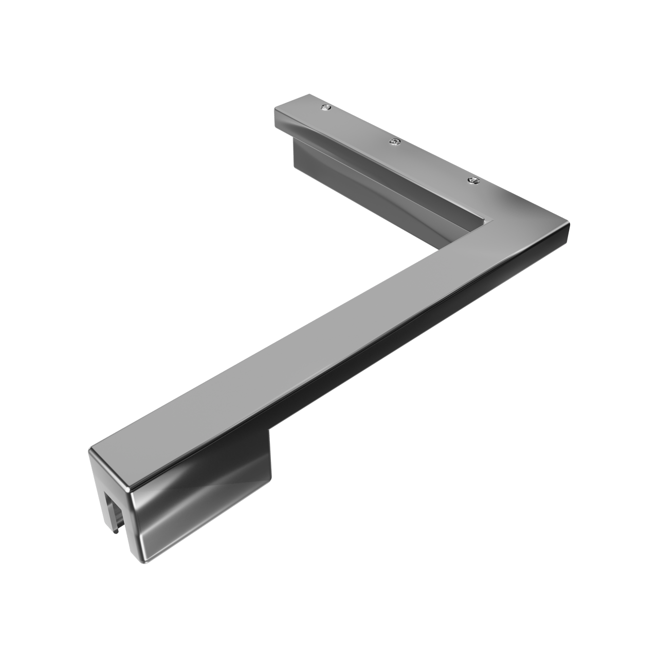 Balmani Modular barre de stabilisation courte à droite 18 x 14 cm chrome brillant