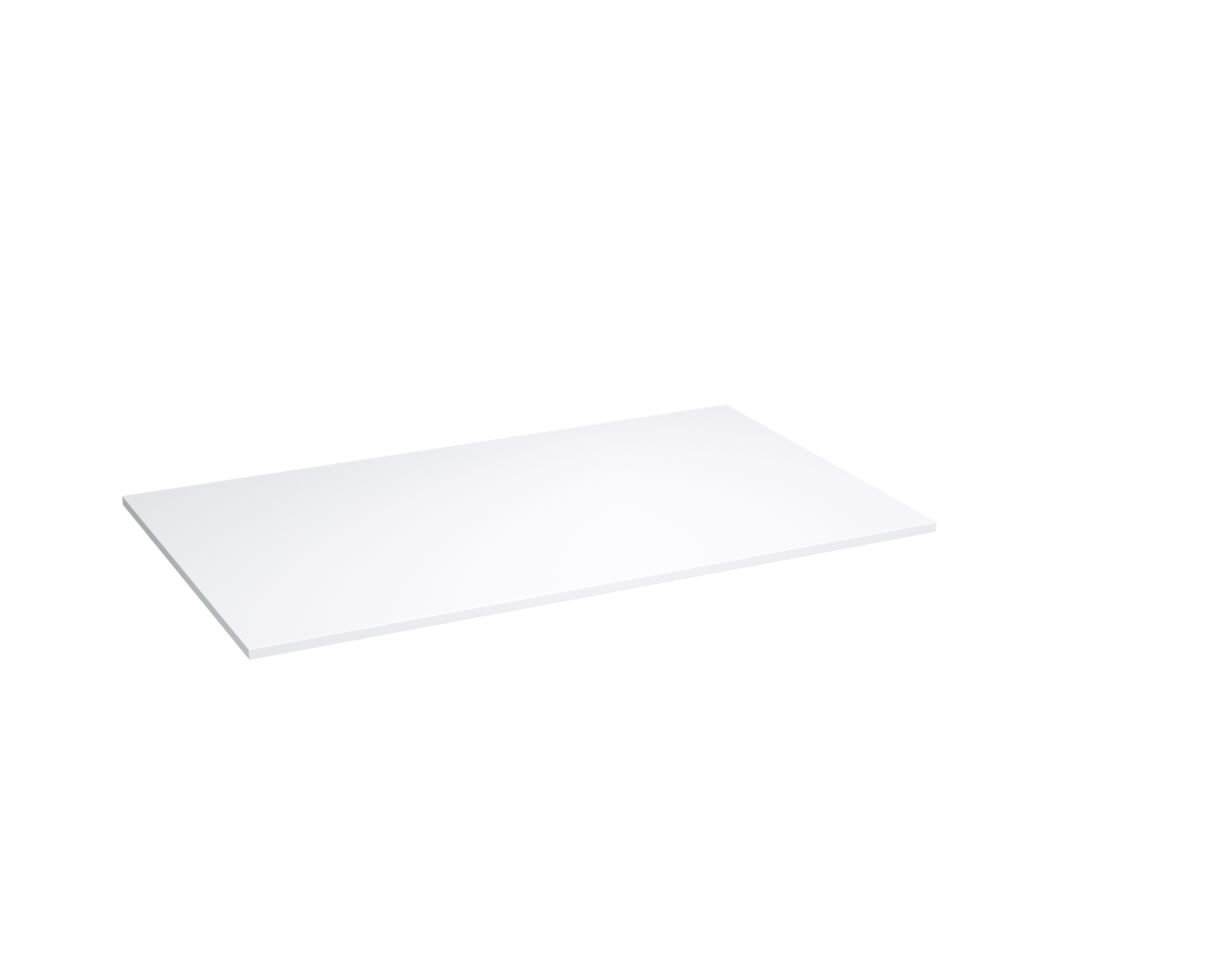 Storke Tavola enkel tablet matte Solid Surface 80 x 46 cm