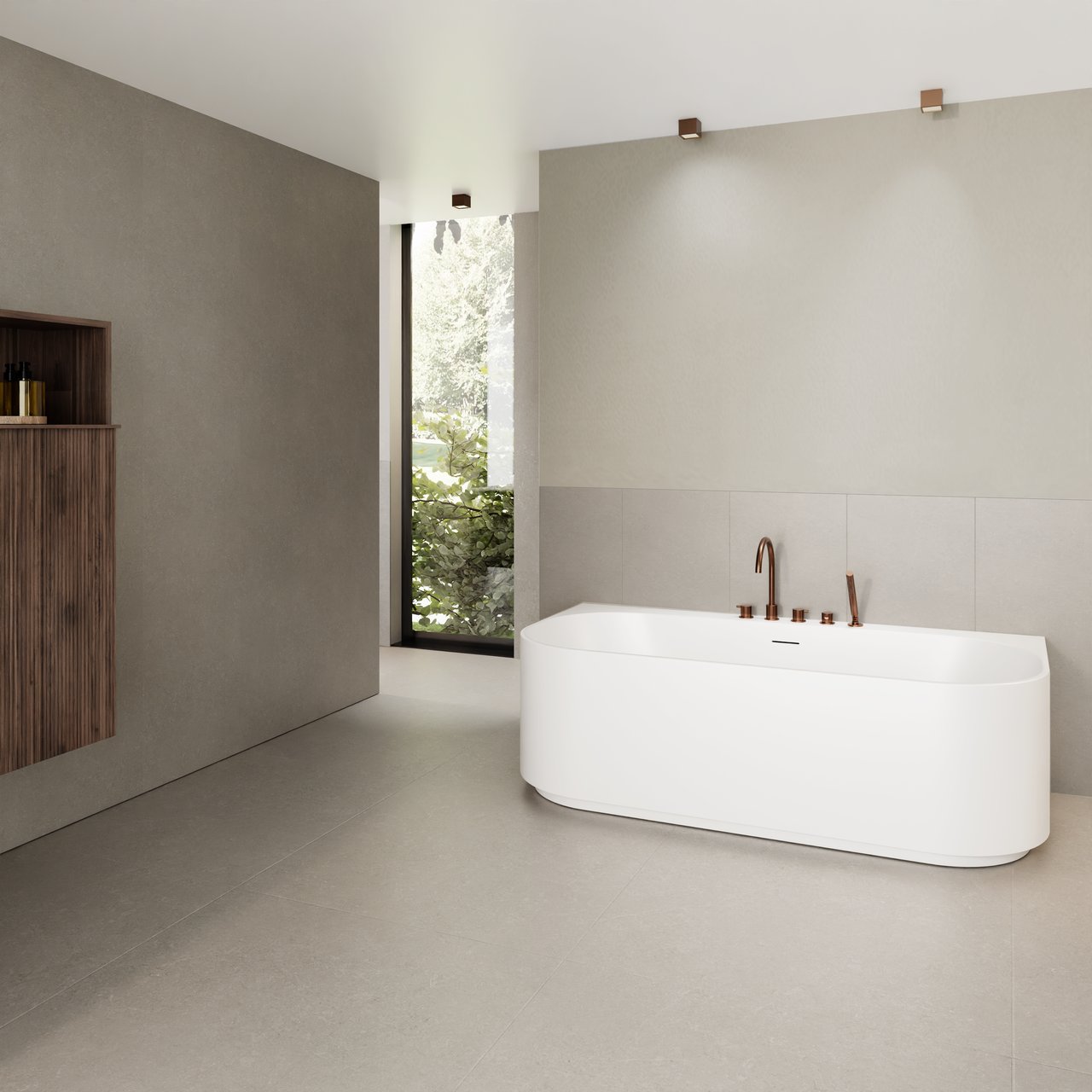 Carruzo Monte keramische vloer- en wandtegels 2 stuks 60x120cm Crema