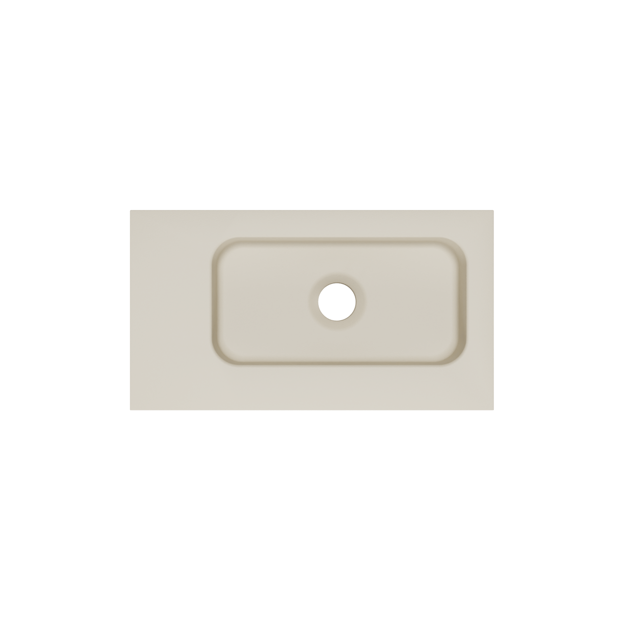 Storke Fina lave-mains 40 x 22 cm top solid Sand Mat