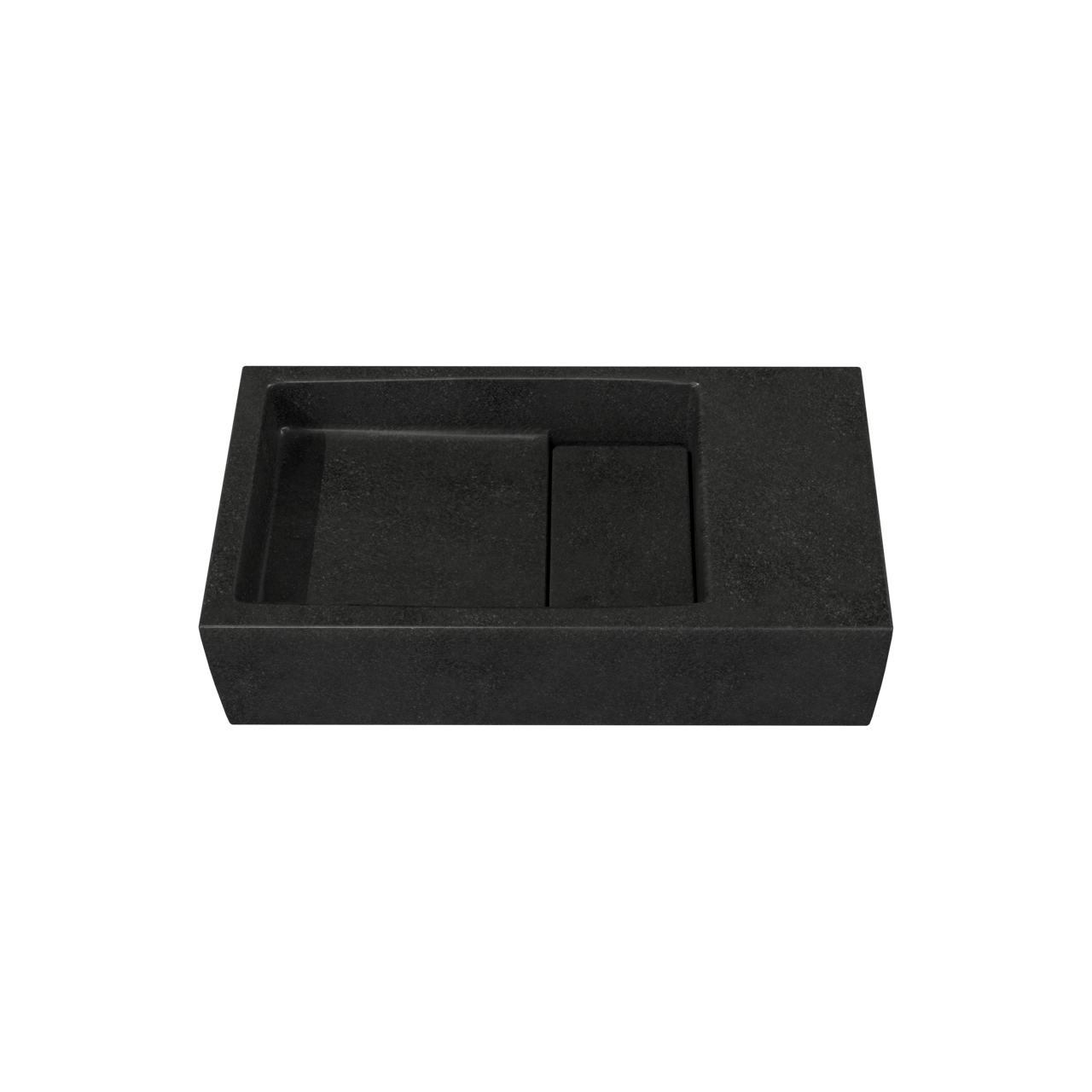 Balmani Mood lave-mains 36 x 18 cm granite aiguisé