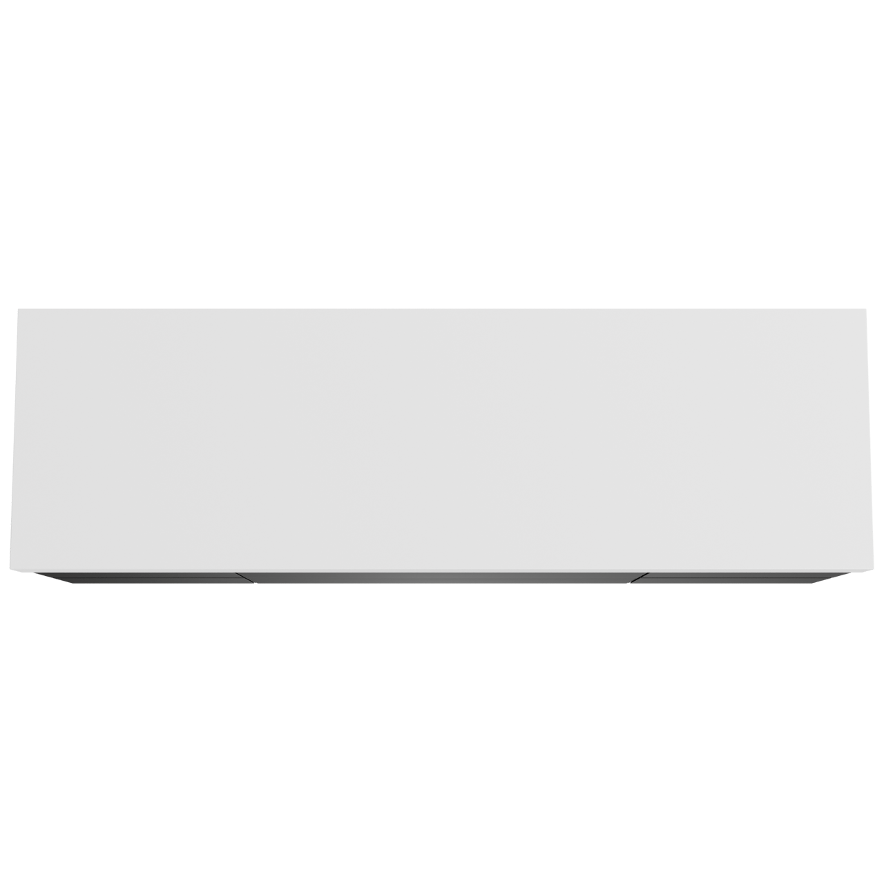 Balmani Mitra zwevend badkamermeubel 180 x 55 cm mat zwart met Dominus enkel of dubbel tablet in solid surface mat wit