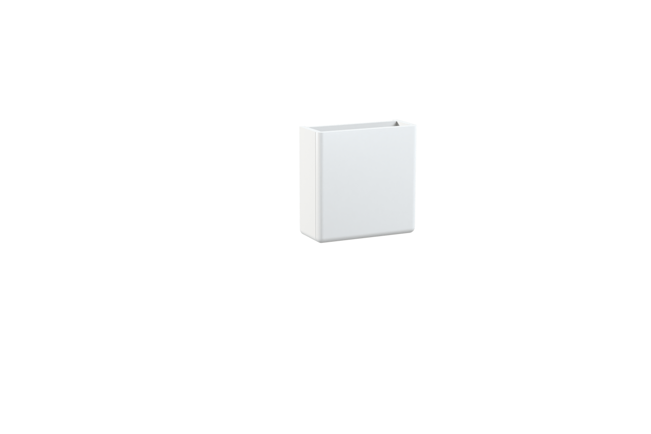 Storke Curvado zwevende fonteinkast 45 x 18 cm mat wit