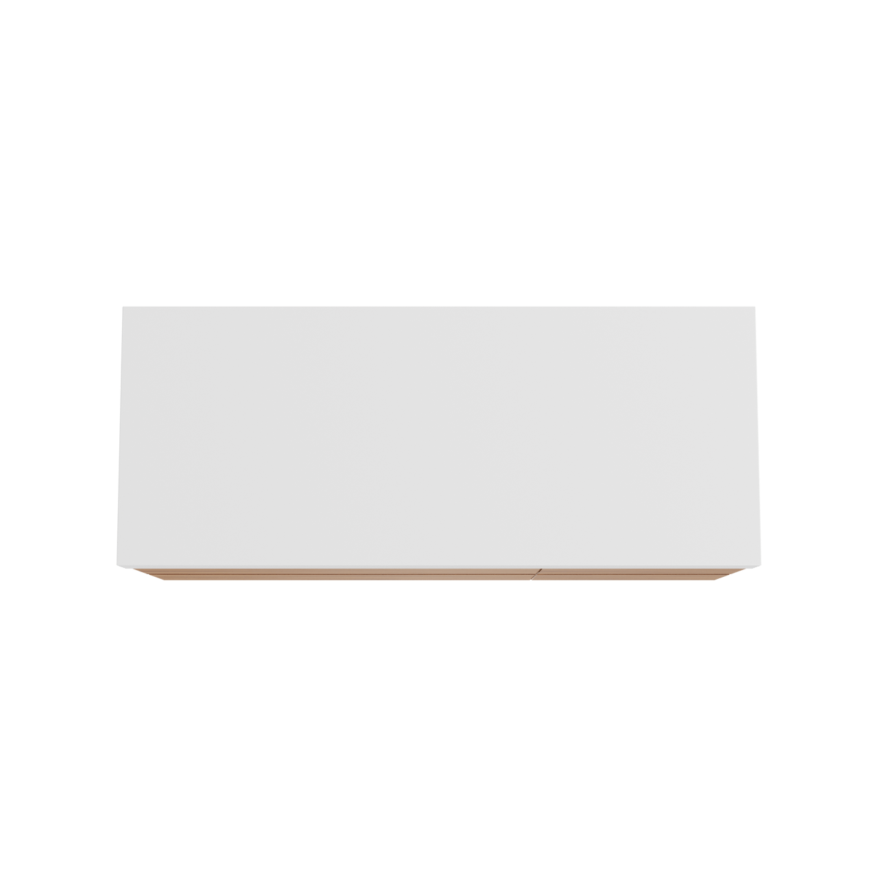 Balmani Mitra meuble salle de bains suspendu 135 x 55 cm teck avec Dominus tablette simple ou double en solid surface blanc mat