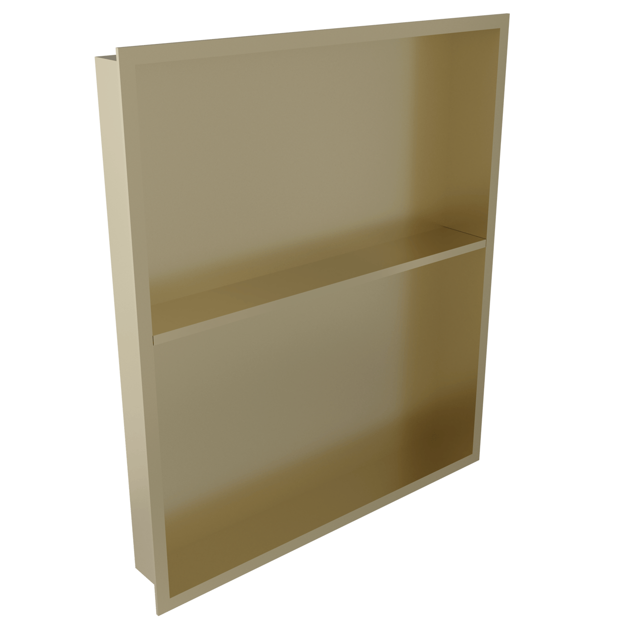 Blaufoss Box Einbau-Niche 50,5 x 59 cm Brushed Champagne Gold