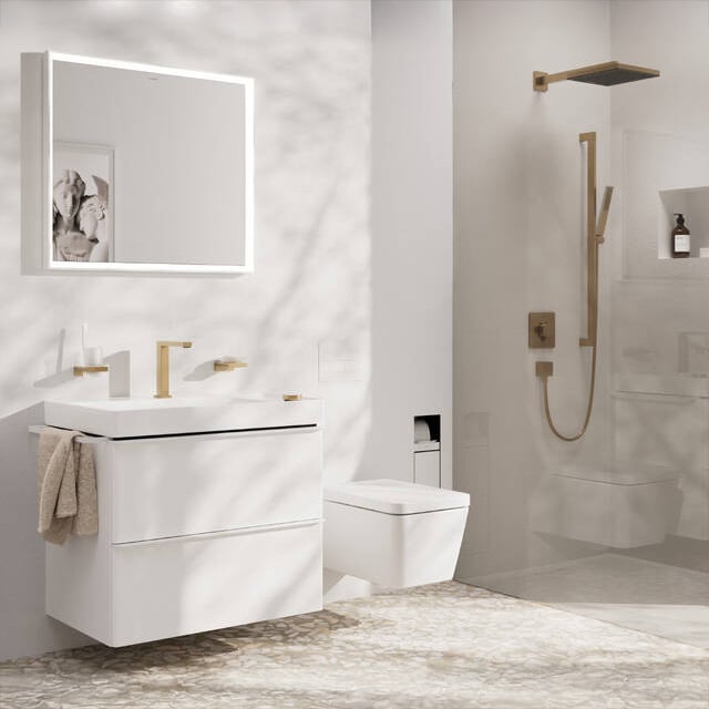 Hansgrohe bras de douche Pulsify E 39 cm Brushed Bronze