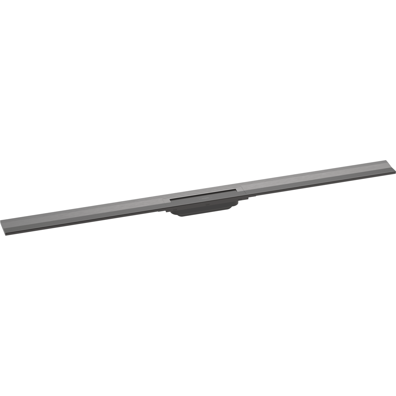 Hansgrohe RainDrain Flex kit de finition pour rigole de douche découpable 120cm Brushed Black Chrome
