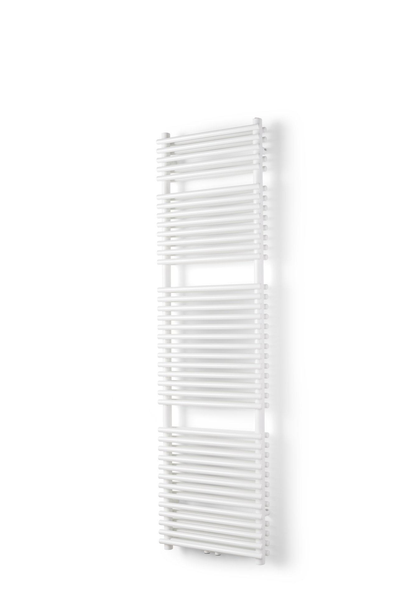 UNIQUEMENT POUR ALLEMAGNE - Vipera Alegria sèche-serviettes double 50 x 180 cm chauffage électrique blanc brillant raccordements latéral et central possibles 1.575W, résistance incluse