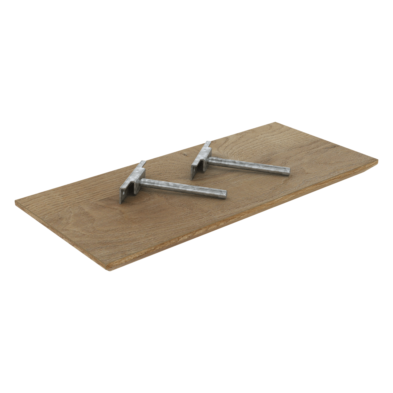 Storke Edge Wandregal, Eiche rau, 40 x 16 cm