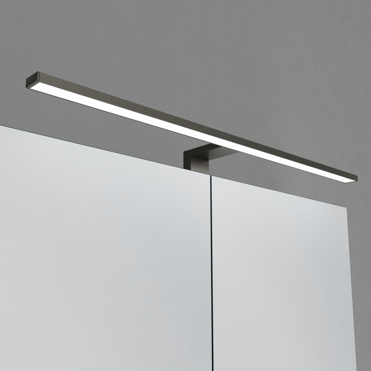 Luca Varess Cubico LED Beleuchtung 65 cm Brushed GunMetal