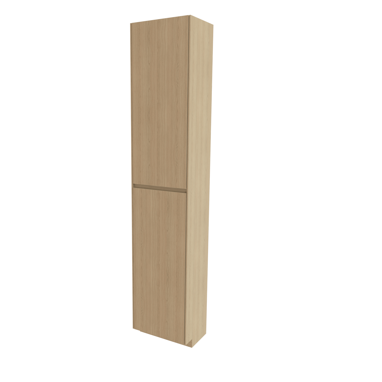 Storke Edge staande badkamerkast links naturel eiken 40 x 30 x 200 cm