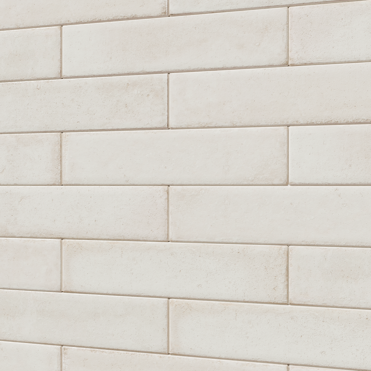 Carruzo Volcan keramische wandtegels 32 stuks 6x25cm Crema
