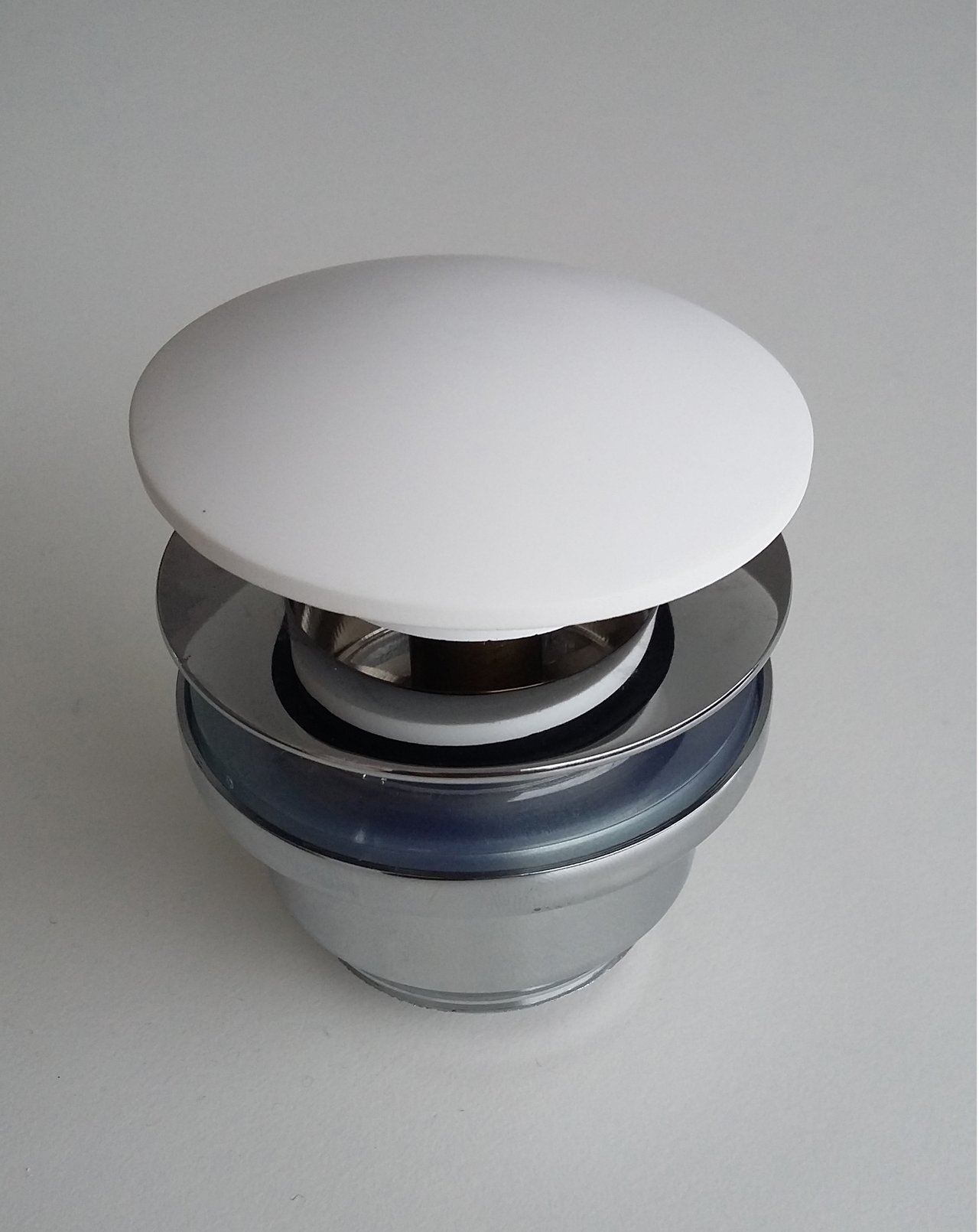 Balmani Click Curved afvoerplug afsluitbaar Solid Surface