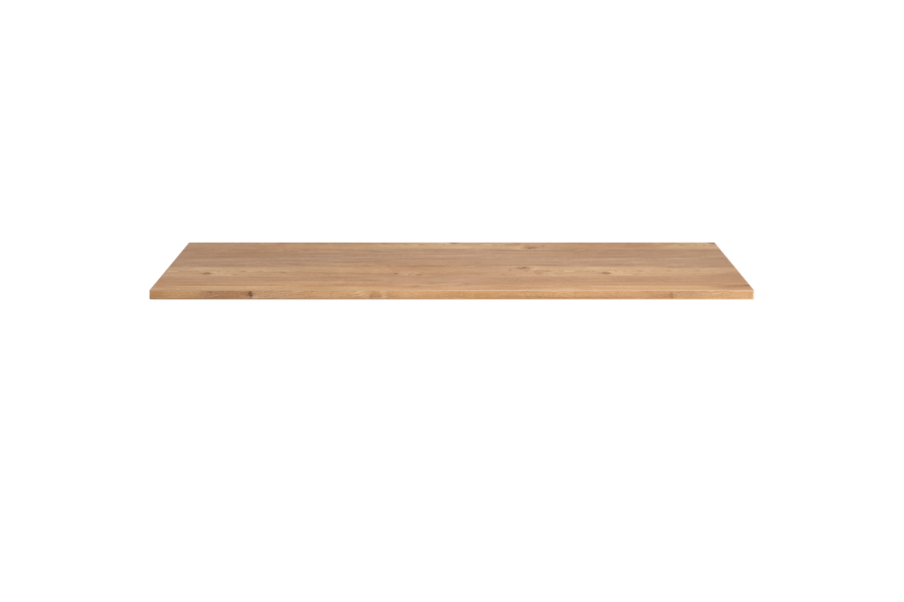 Storke Panton Einzelwaschtisch, Melamin in roher Eiche, 110 x 52 cm