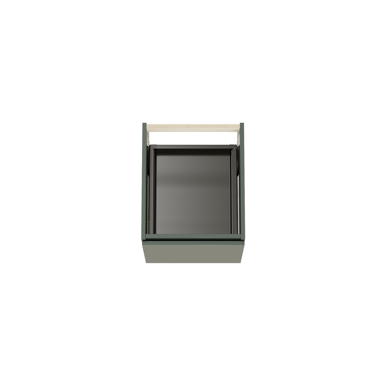 Balmani Sfera by Lucida meuble sous-lavabo suspendu 45 x 55 cm Forest 2 tiroirs