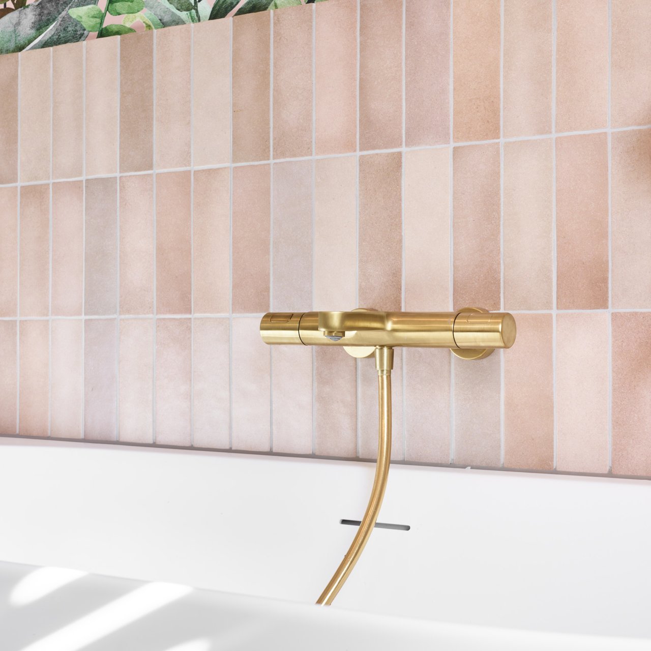 Blaufoss Apollo robinet baignoire thermostatique Brushed Gold