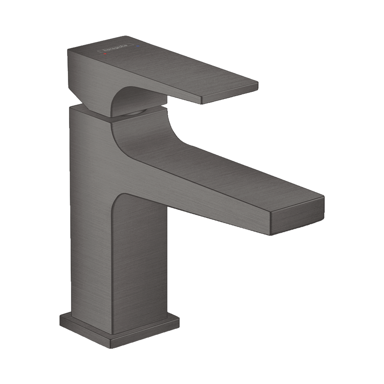 Hansgrohe Metropol 100 standaard wastafelkraan Brushed Black Chrome